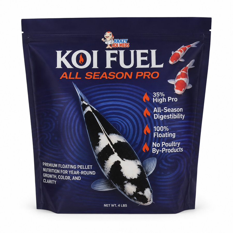 Koi Fuel All Season Pro – 4 lb Premium Koi Food 5mm