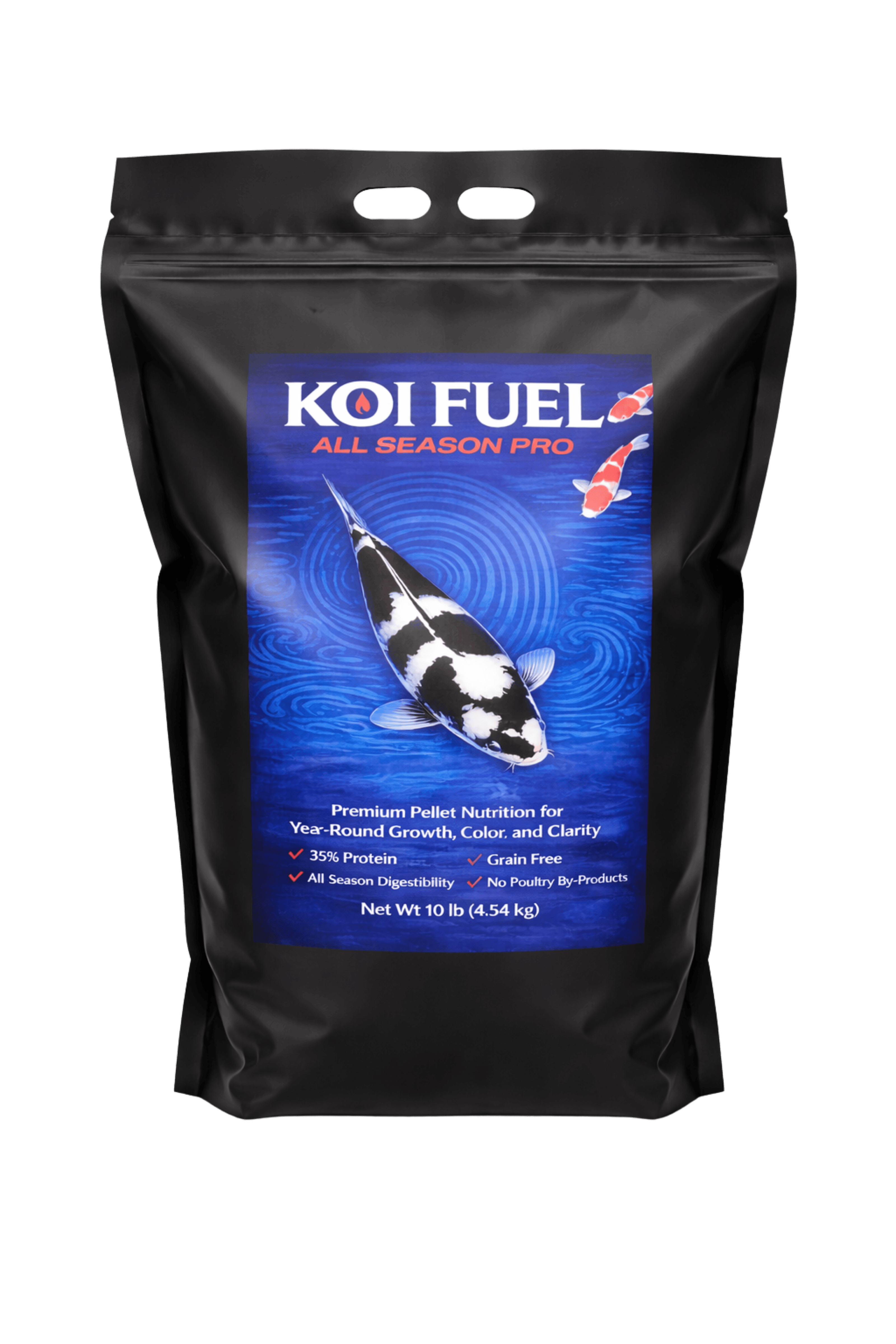 Koi Fuel- All season Pro - 10Lb - Premium Koi Food